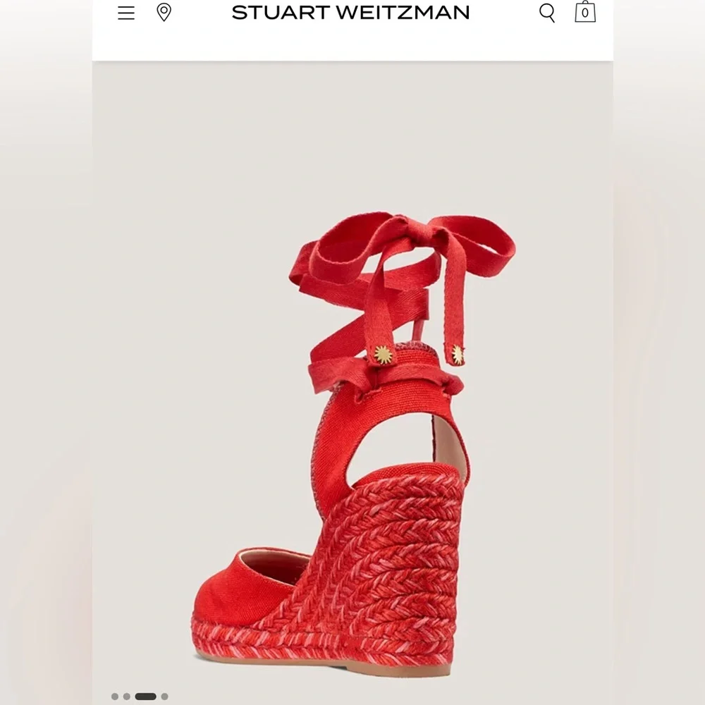 Stuart weitzman MARGUERITA ESPADRILLE WEDGE - Picture 4 of 10